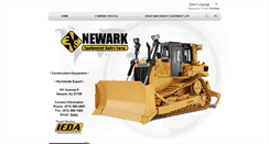 Desktop Screenshot of newarkequipment.com